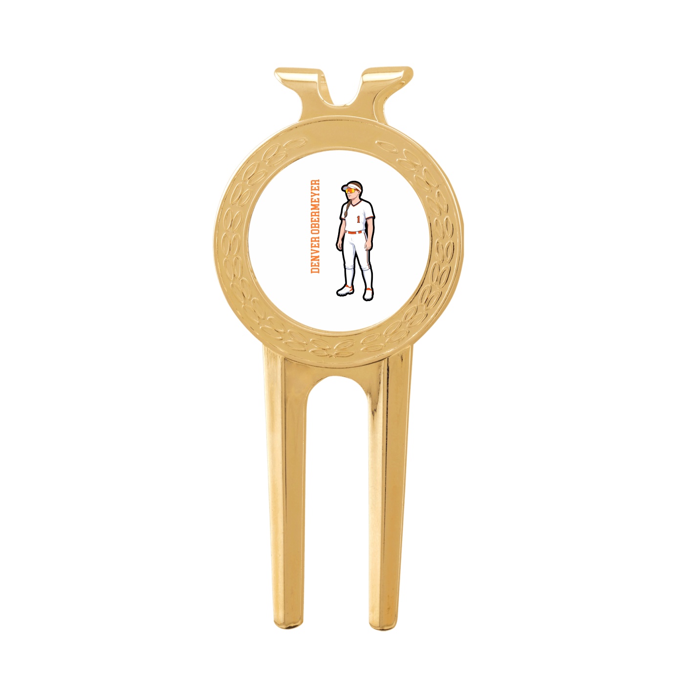 Divot Tool with Ball Marker — Name Vertical in Classic