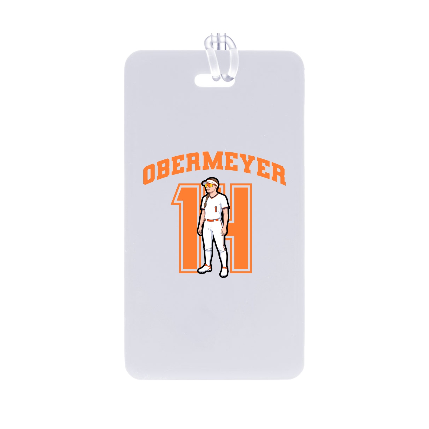 Bag Tag — Number in Classic