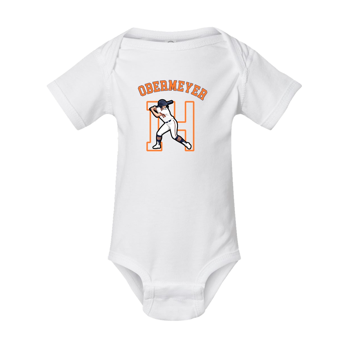 Baby Onesie — Shirsey Arch in White
