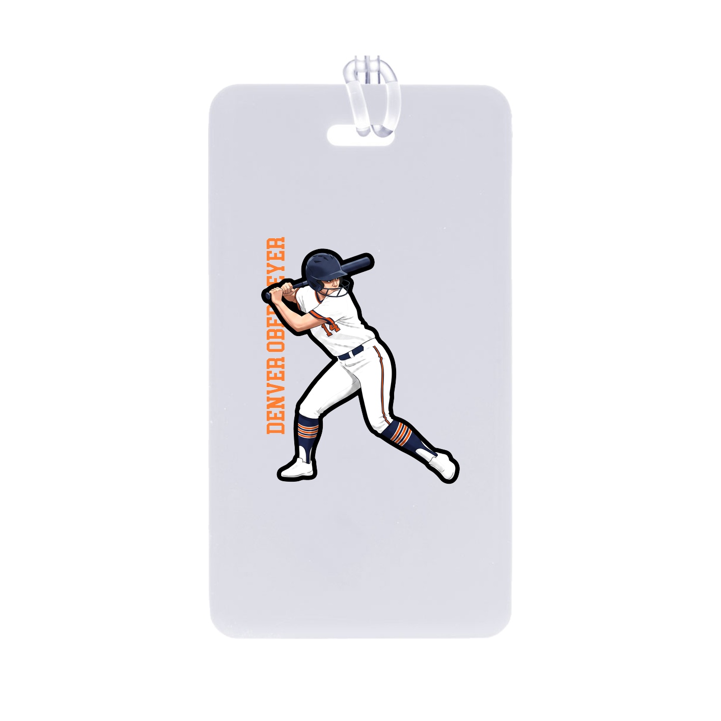 Bag Tag — Name Vertical in Classic