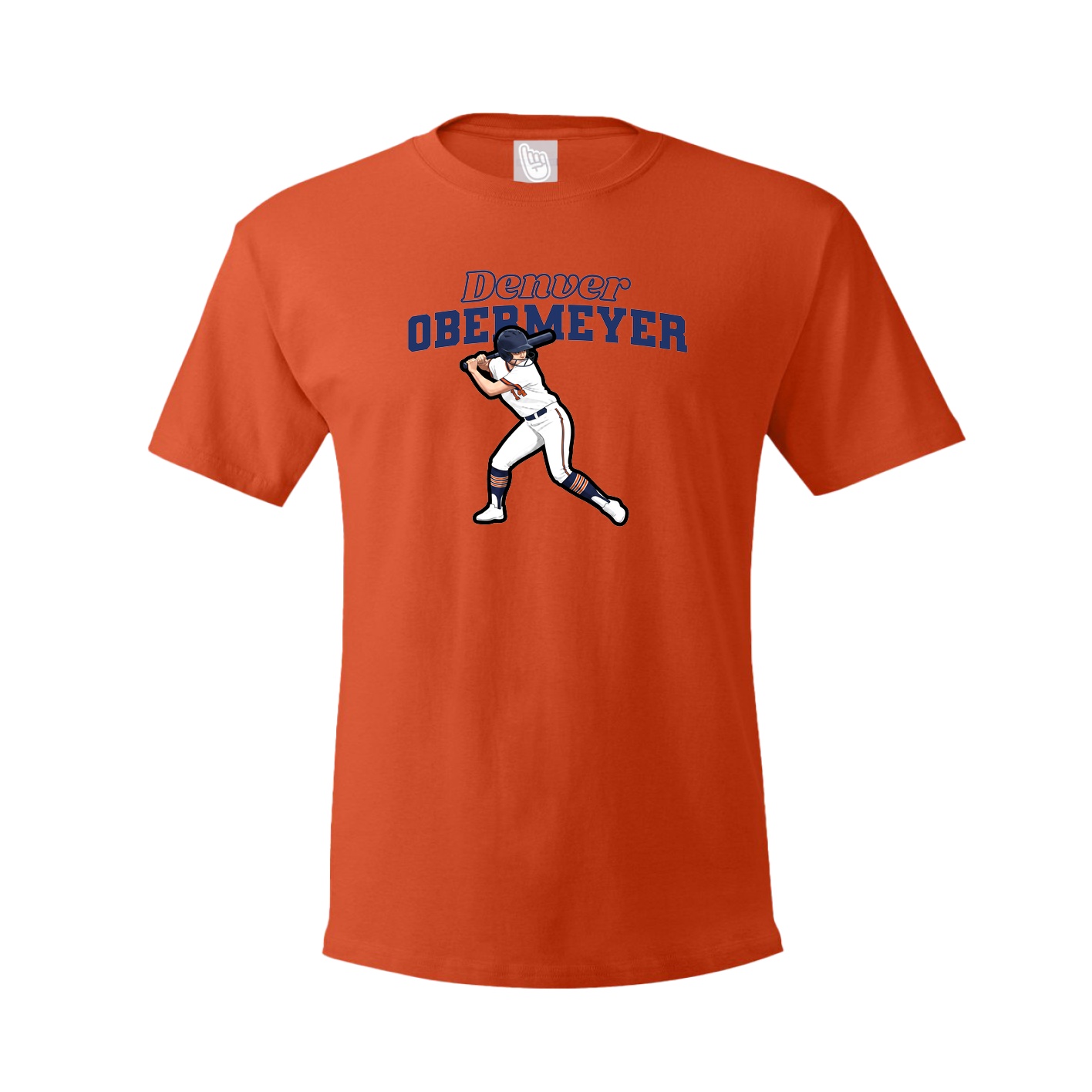 Tee — Name Arch in Orange