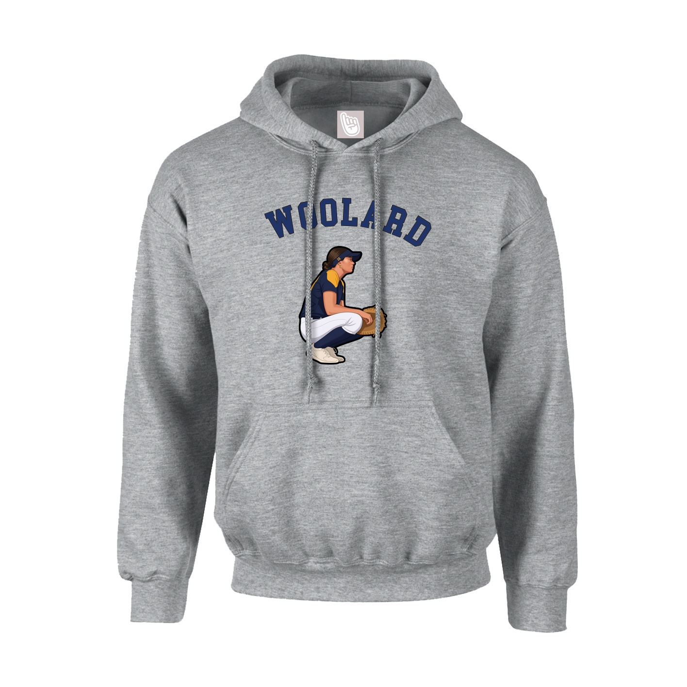 Youth Hoodie — Shirsey Arch in Grey