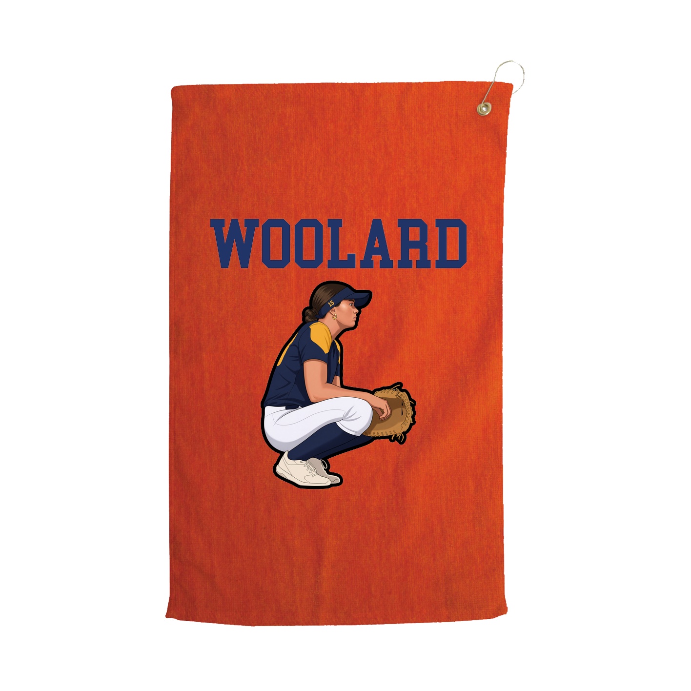 Golf Towel — Shirsey in Orange