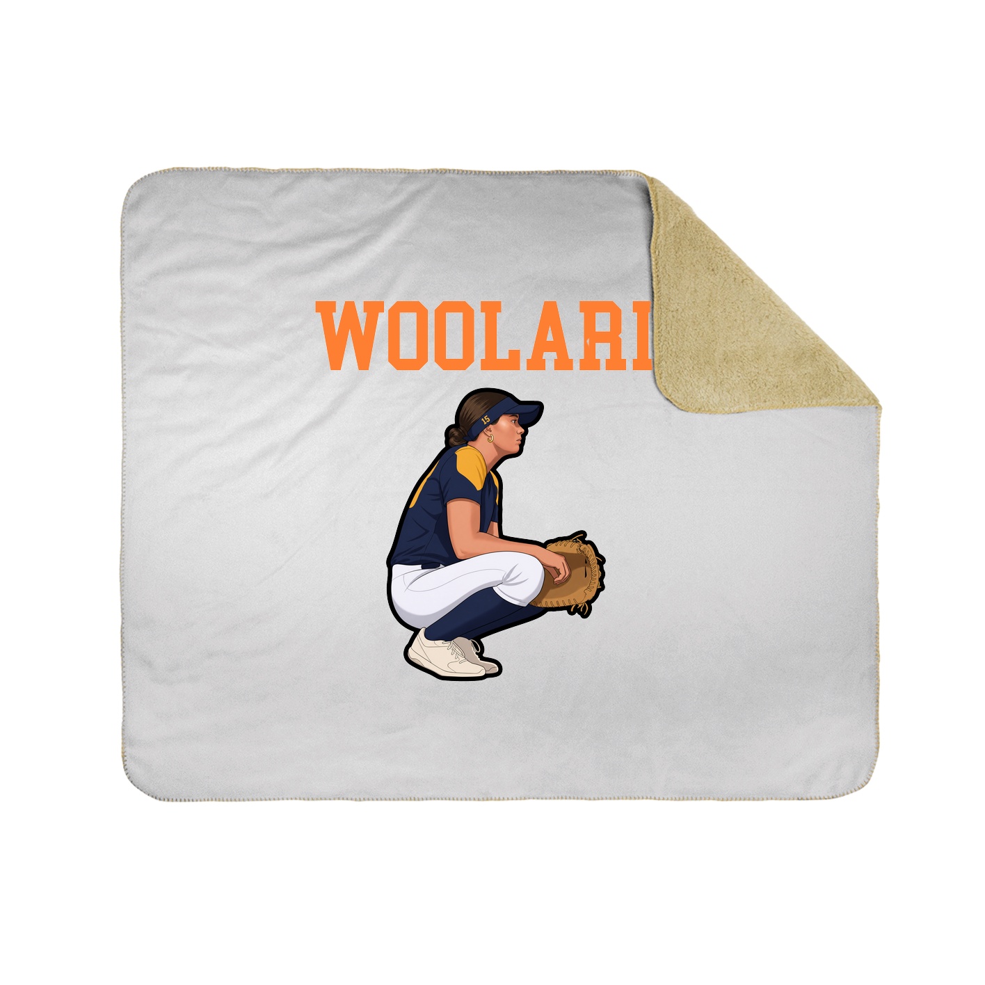 Throw Blanket — Shirsey in White