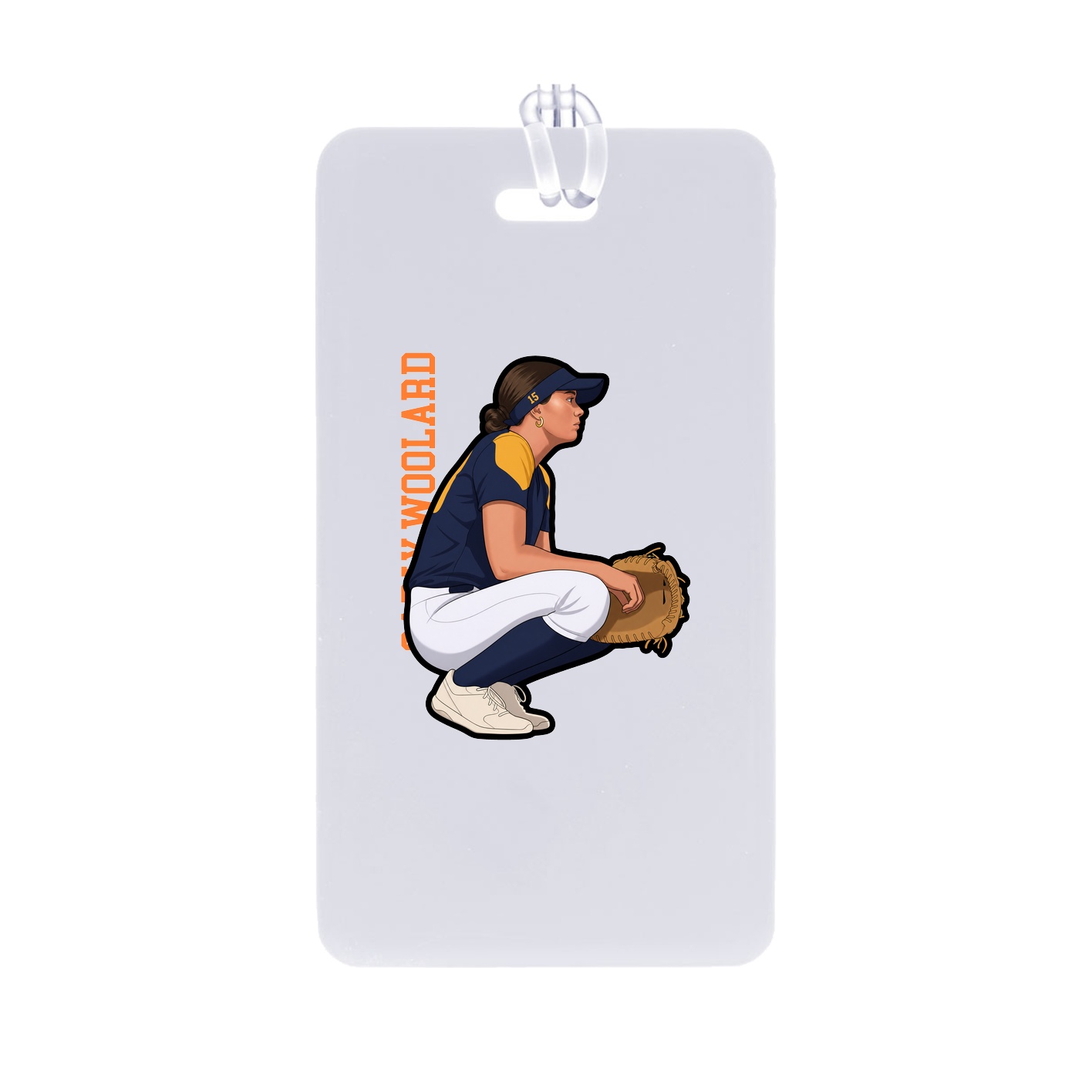 Bag Tag — Name Vertical in Classic