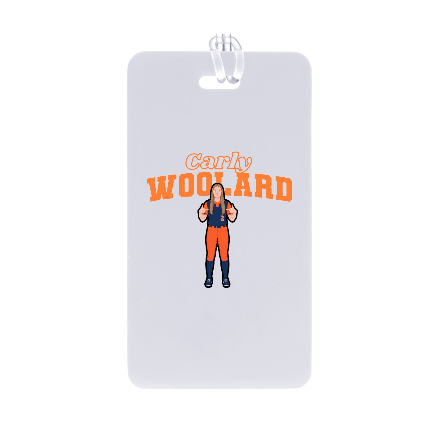 Bag Tag — Name Arch in Classic