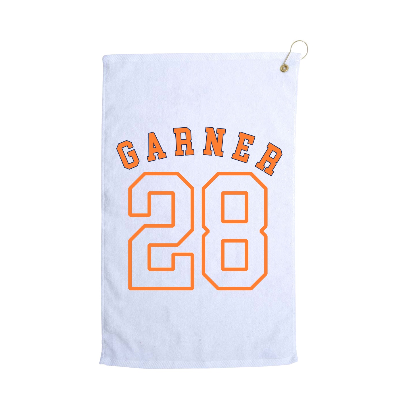 Golf Towel — Shirsey Arch in White