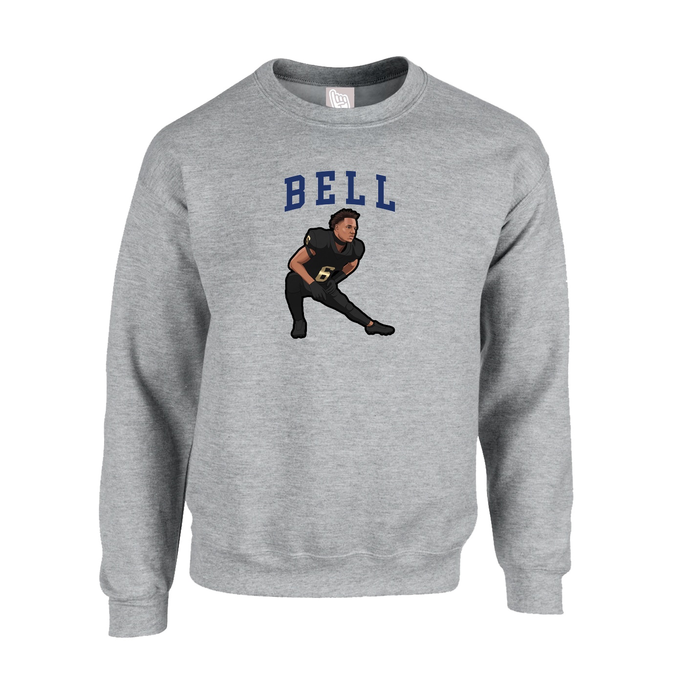 Fleece Crew — Shirsey in Grey