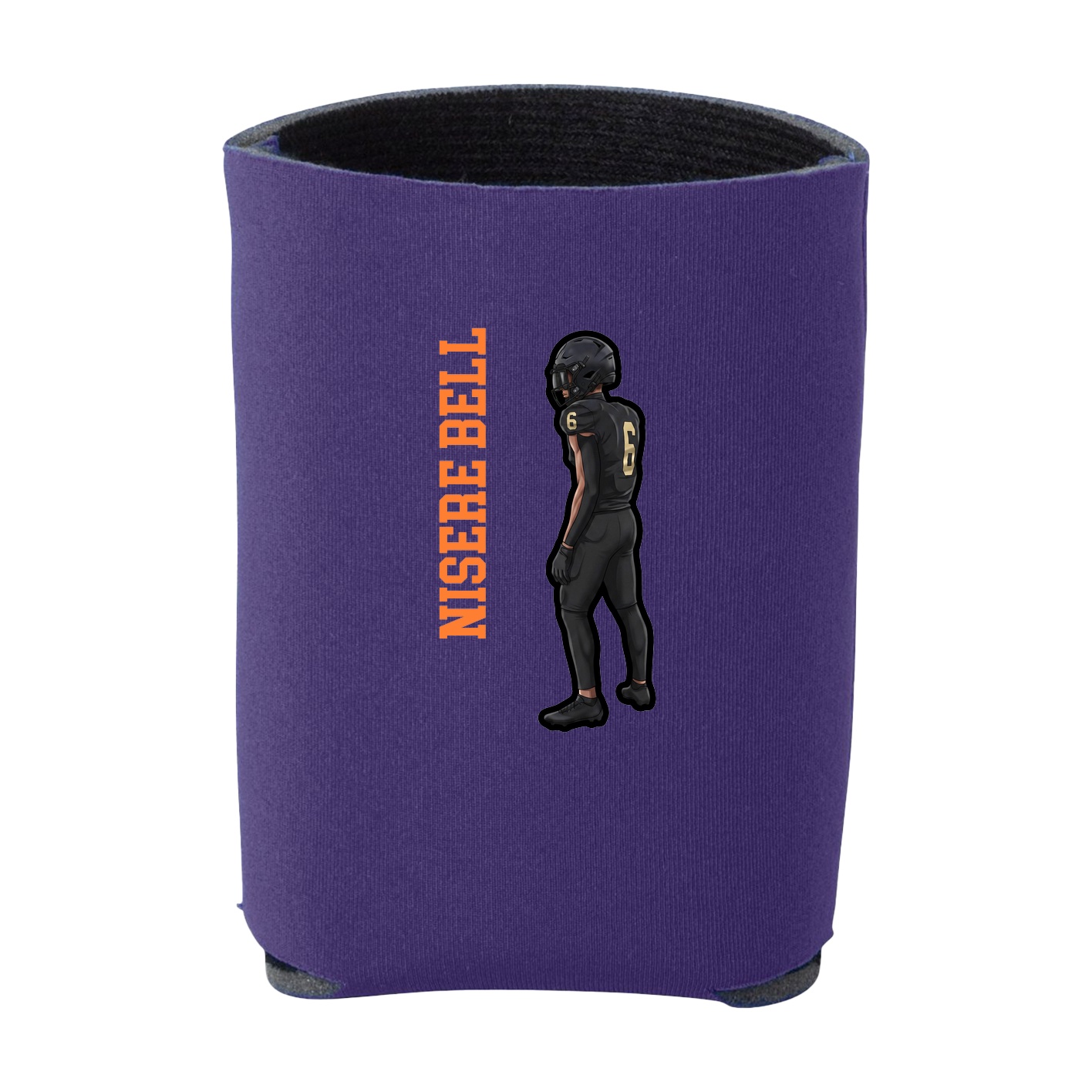 Can Holder — Name Vertical in Purple