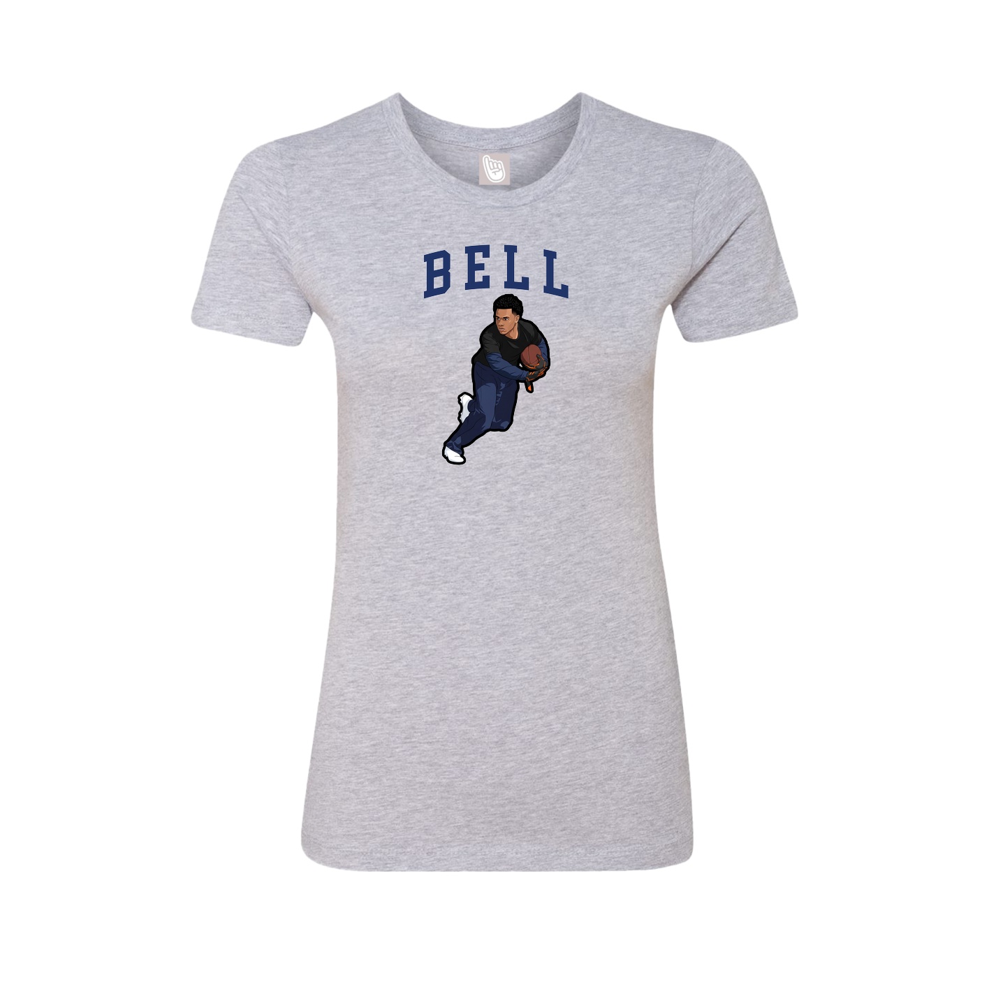 Fitted Women's Tee — Shirsey in Grey