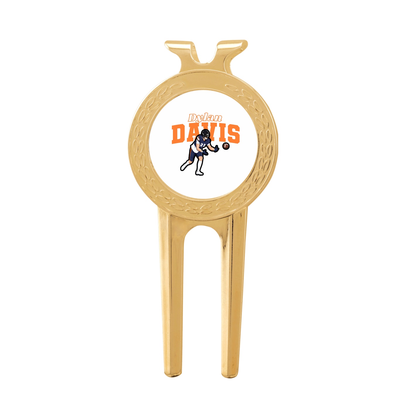 Divot Tool with Ball Marker — Name Arch in Classic