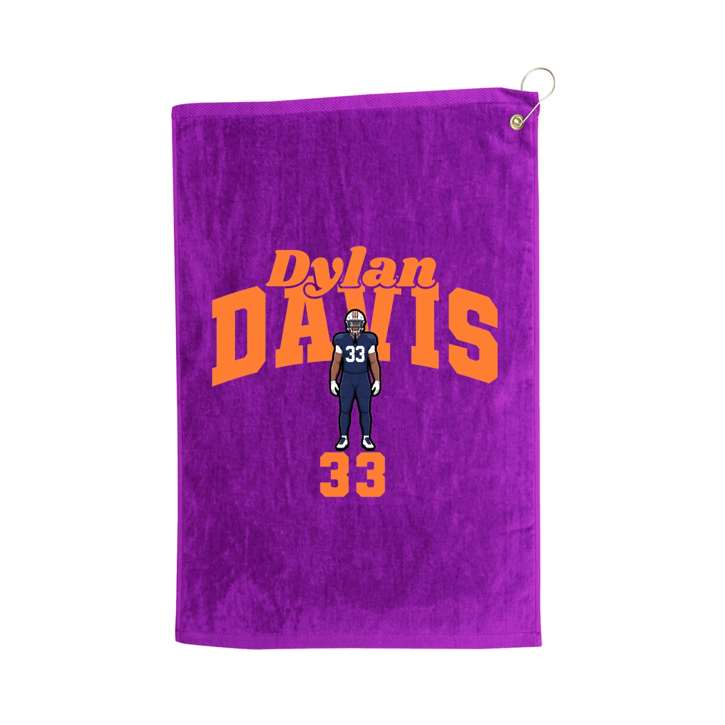 Golf Towel — Signature Arch in Purple