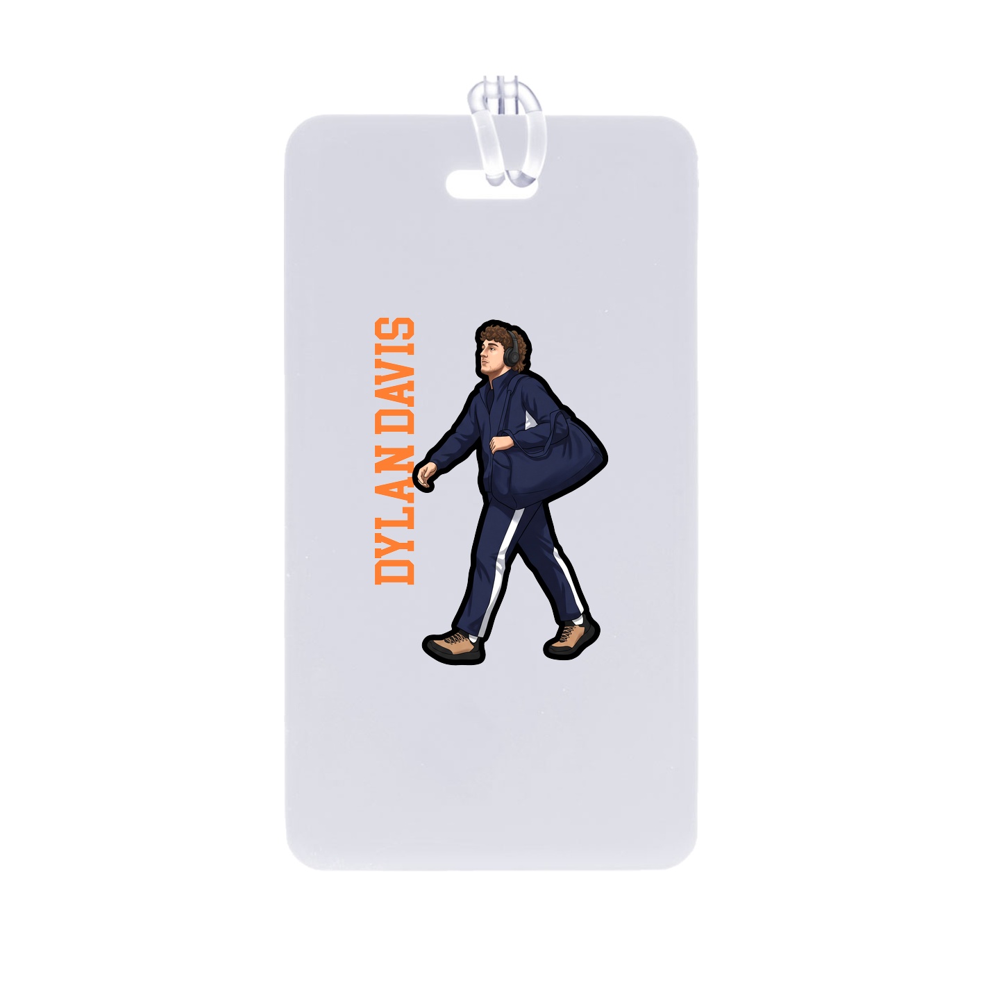 Bag Tag — Name Vertical in Classic