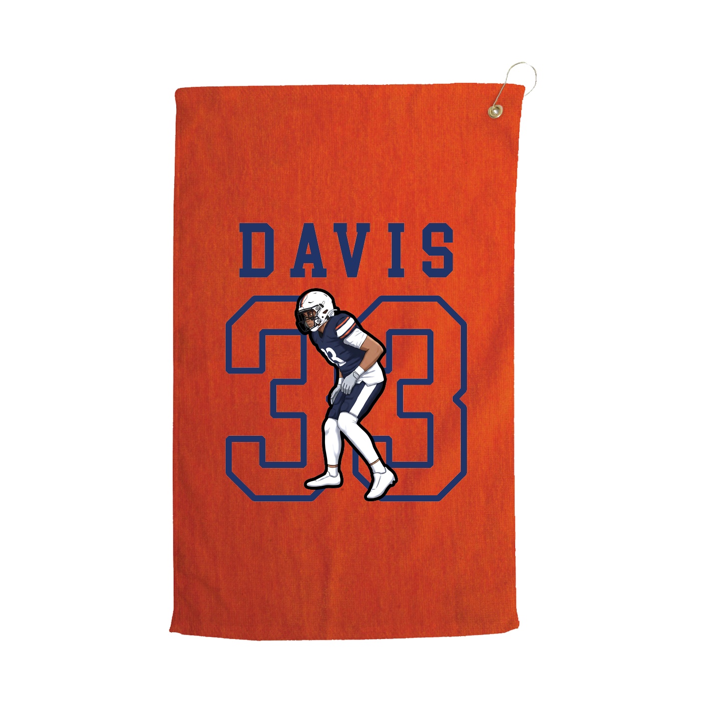 Golf Towel — Shirsey in Orange