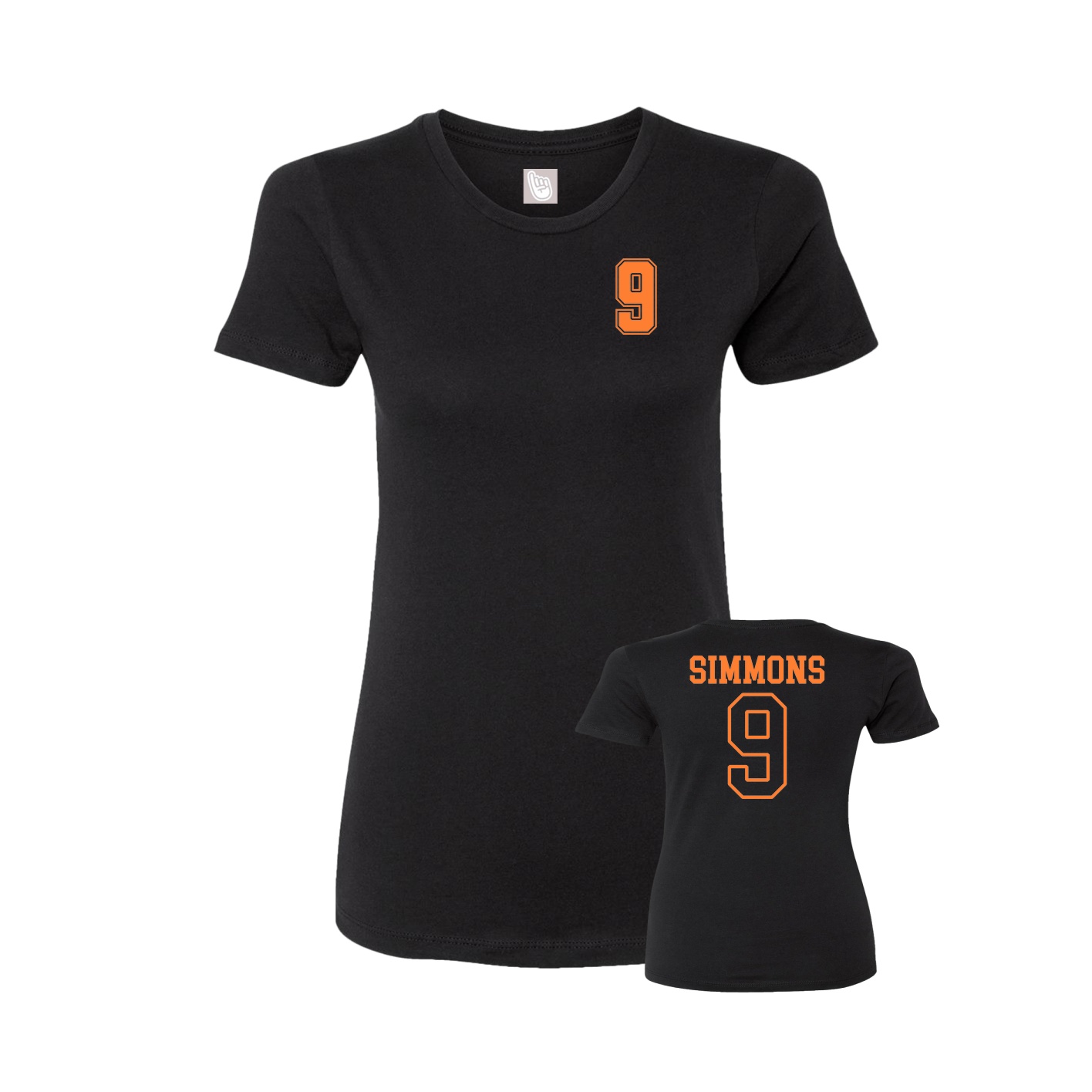 Womens Tee — Chest Back in Black