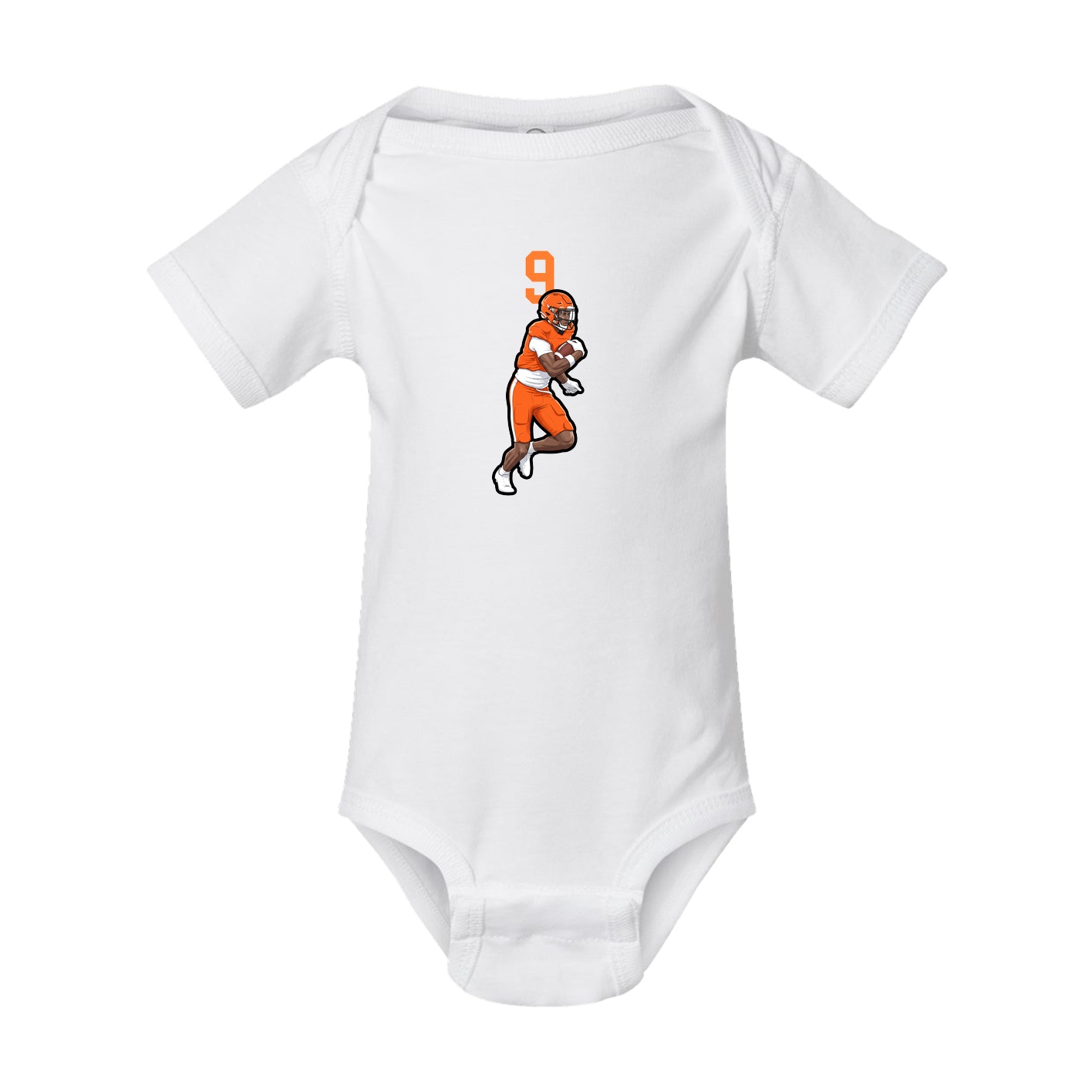 Baby Onesie — Number Top in White