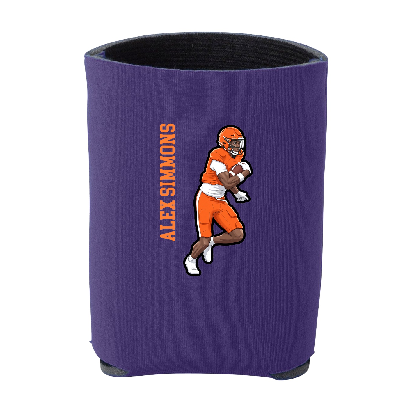 Can Holder — Name Vertical in Purple