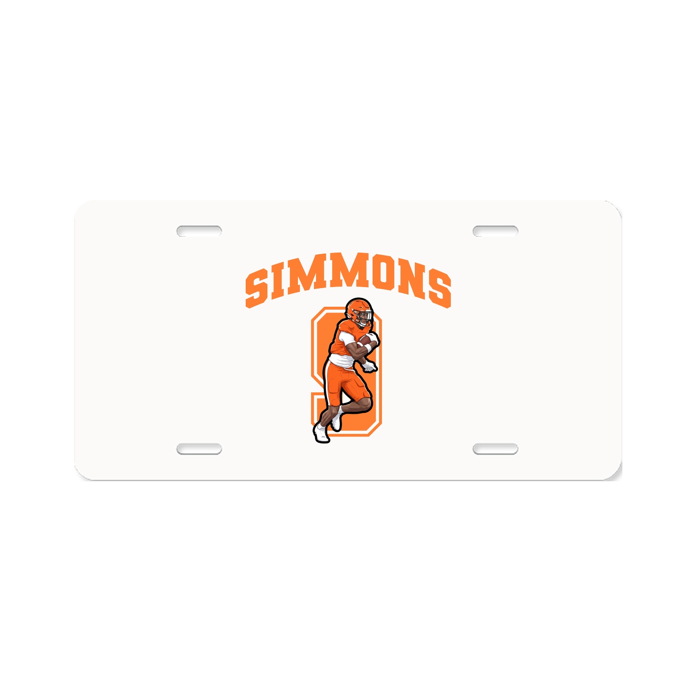 License Plate — Number in Classic