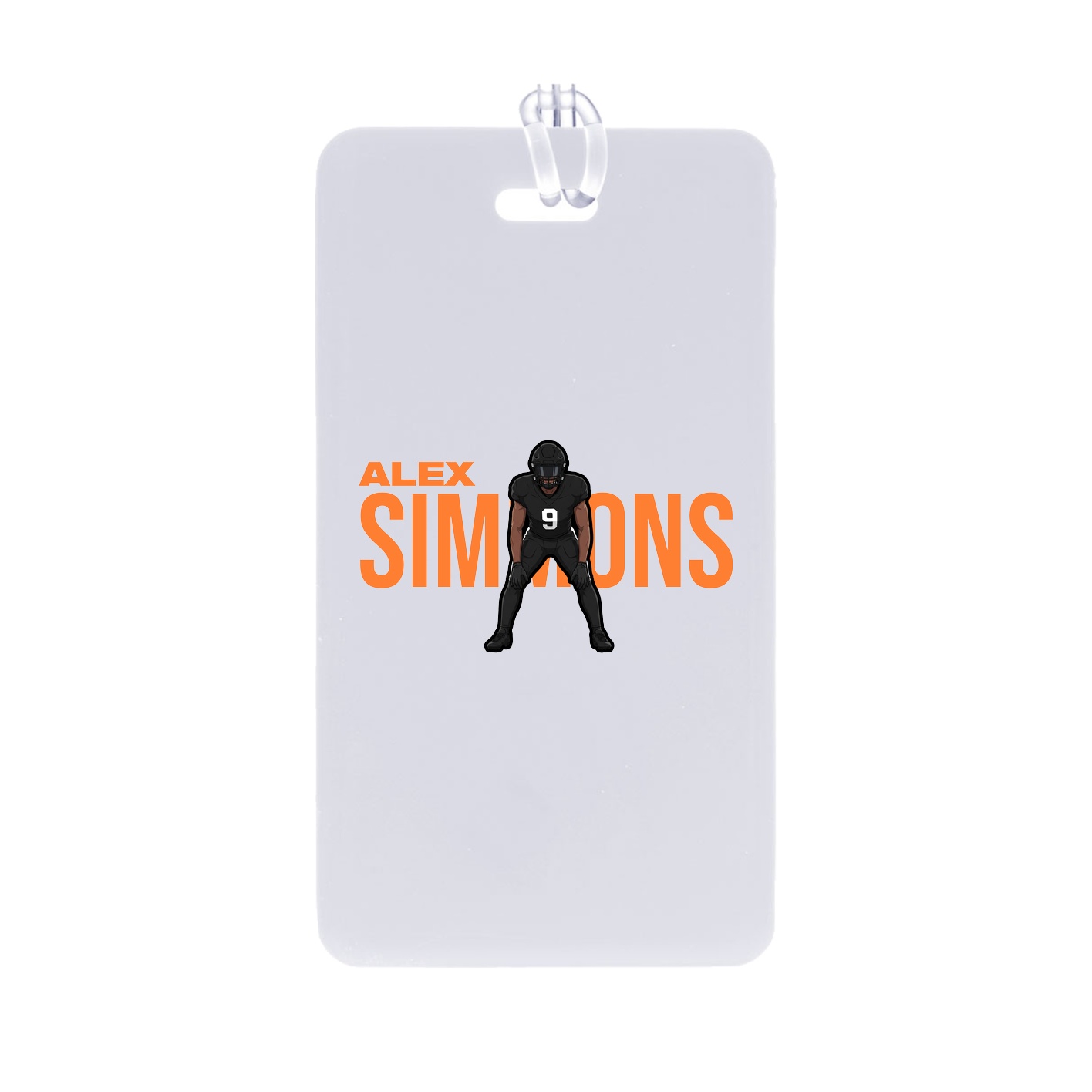 Bag Tag — Player Name in Classic