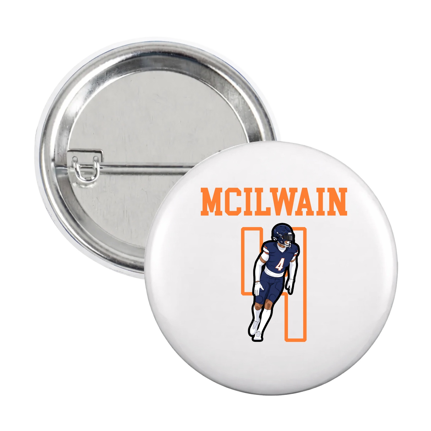 Game Day Button — Shirsey in White