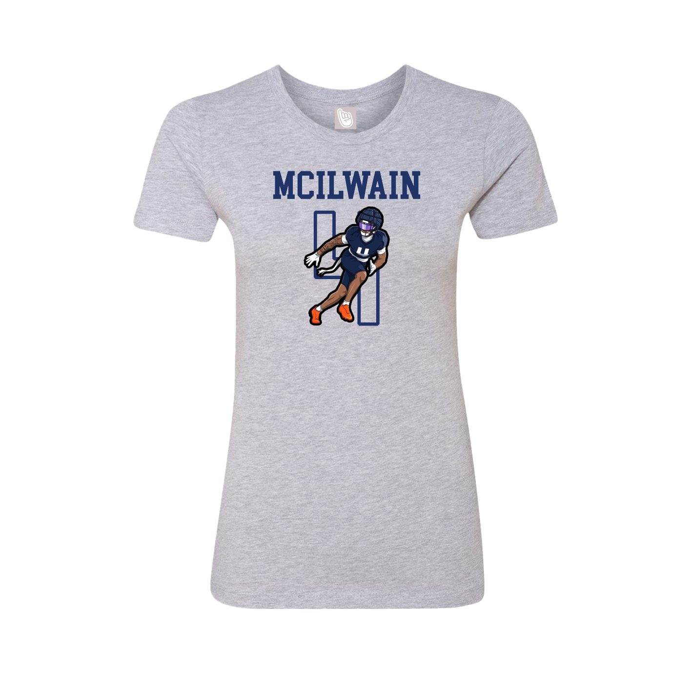 Fitted Women's Tee — Shirsey in Grey