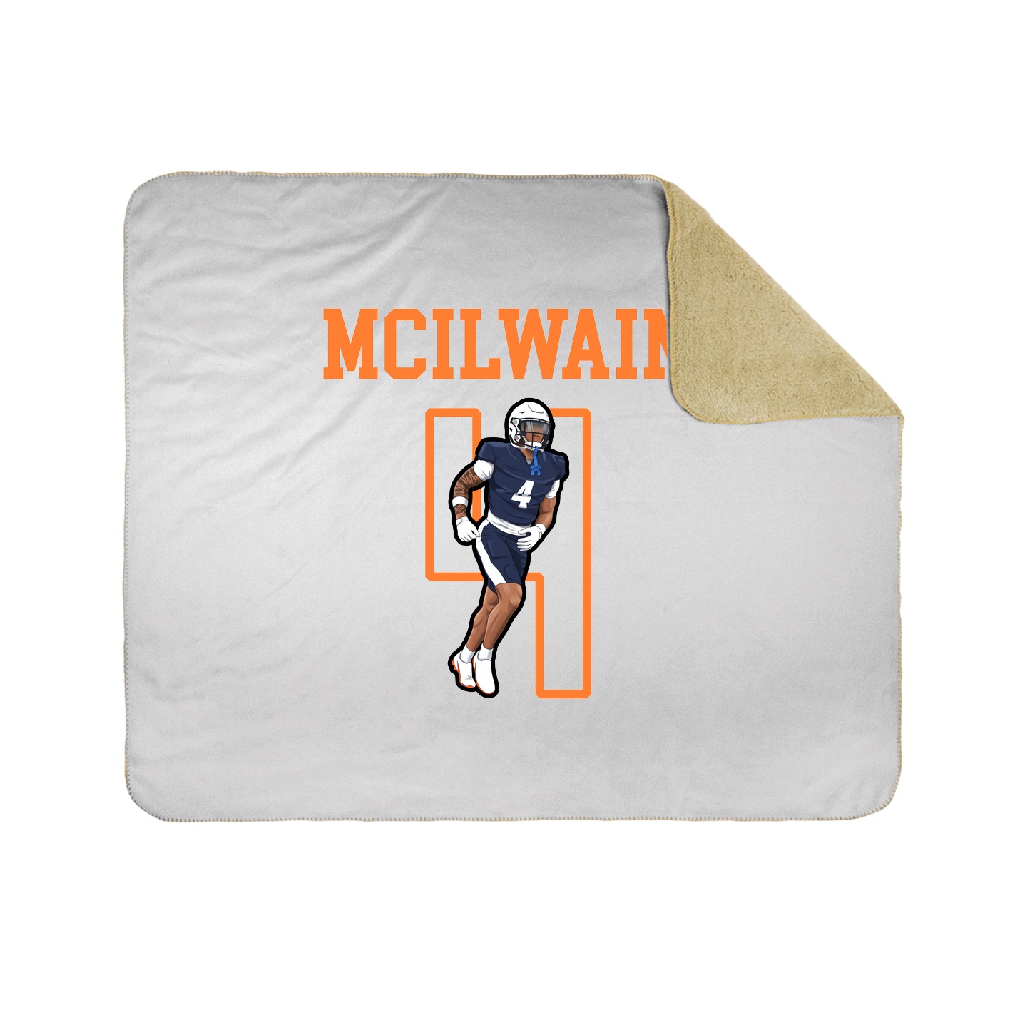Throw Blanket — Shirsey in White