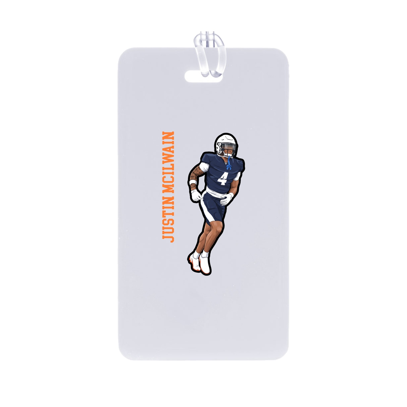 Bag Tag — Name Vertical in Classic