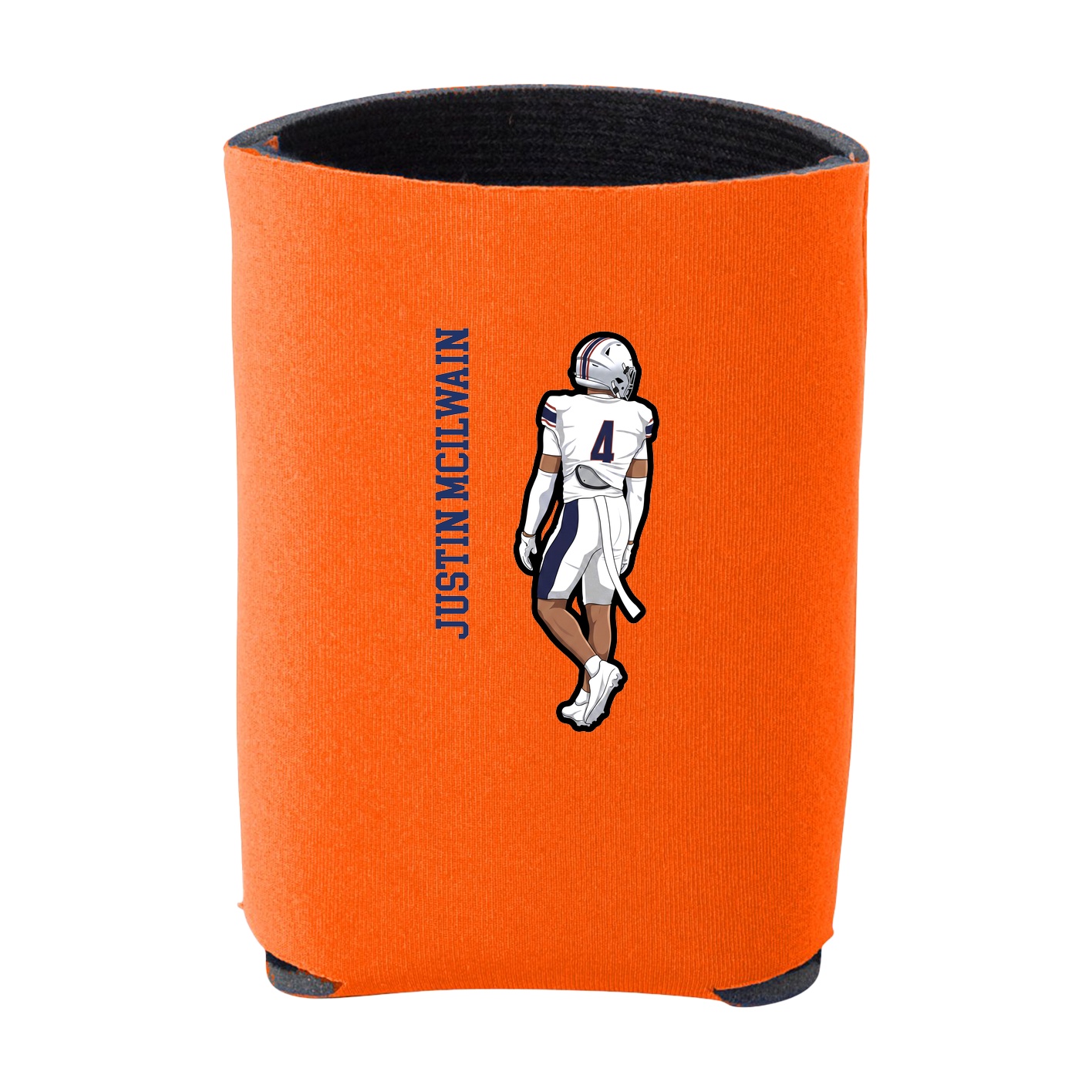 Can Holder — Name Vertical in Orange