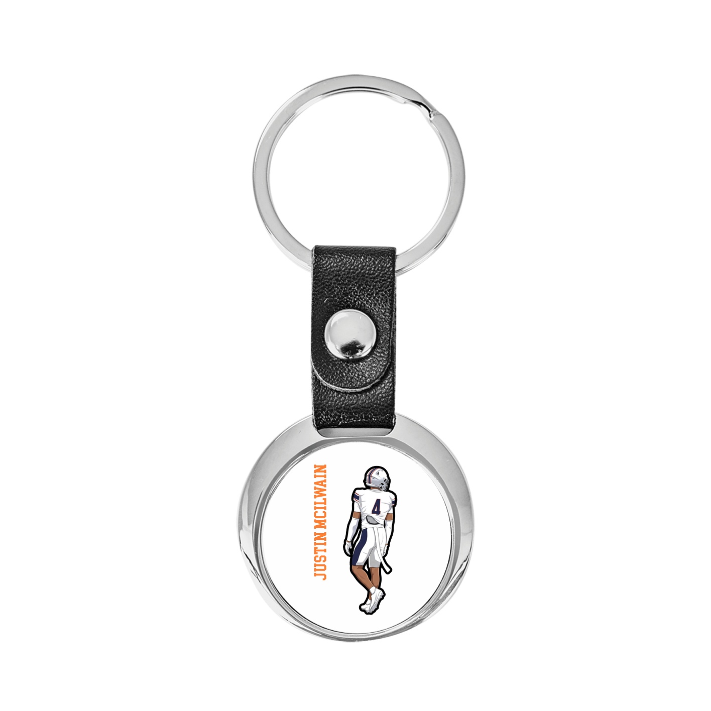 Key Chain — Name Vertical in Classic