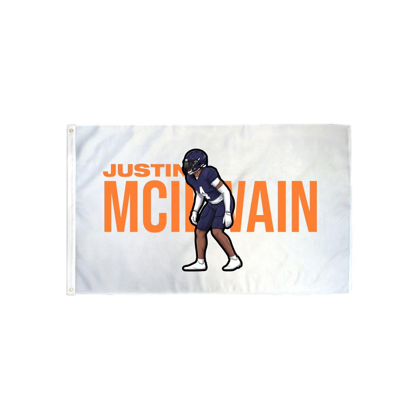 3x5 Flag — Player Name in Classic