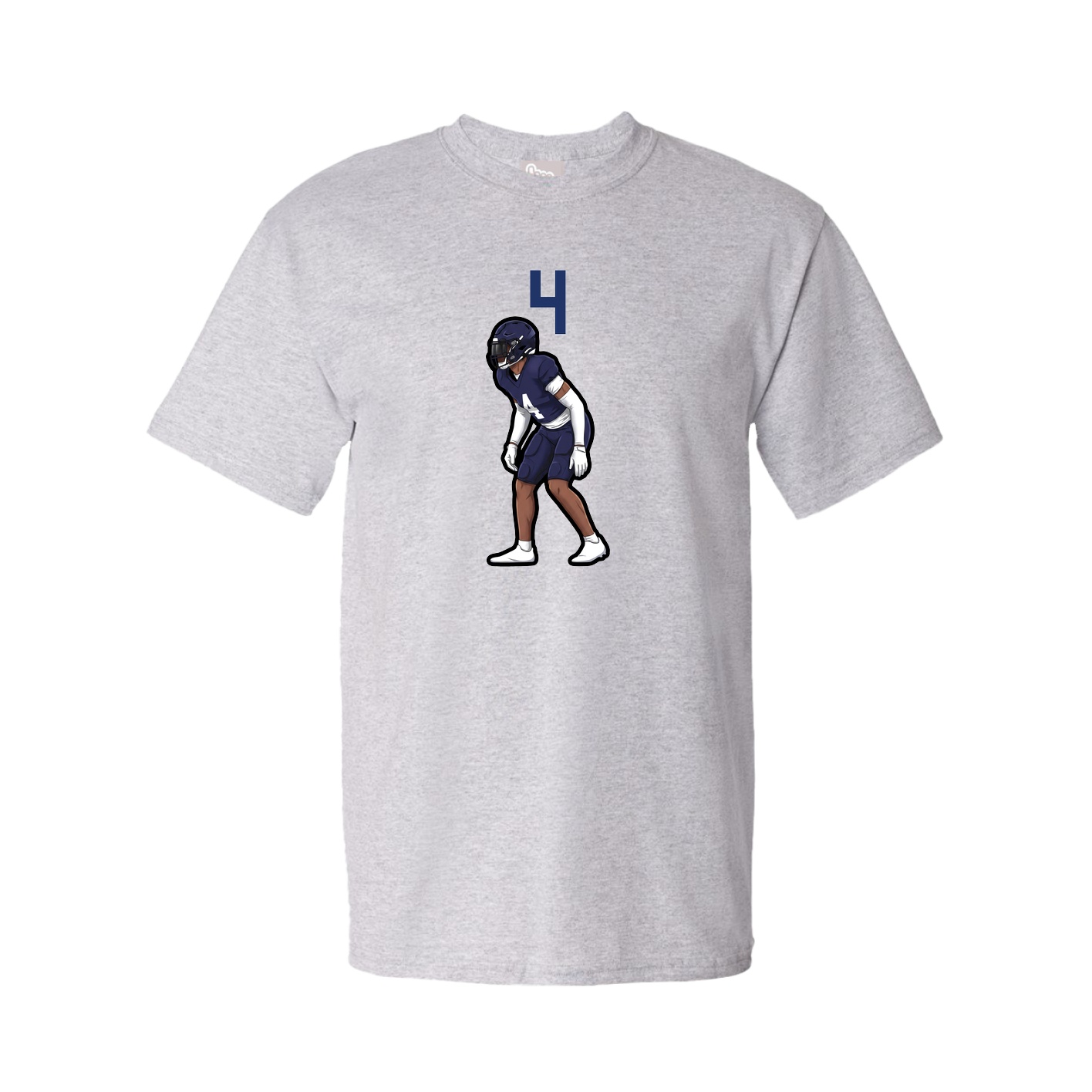 Tee — Number Top in Grey