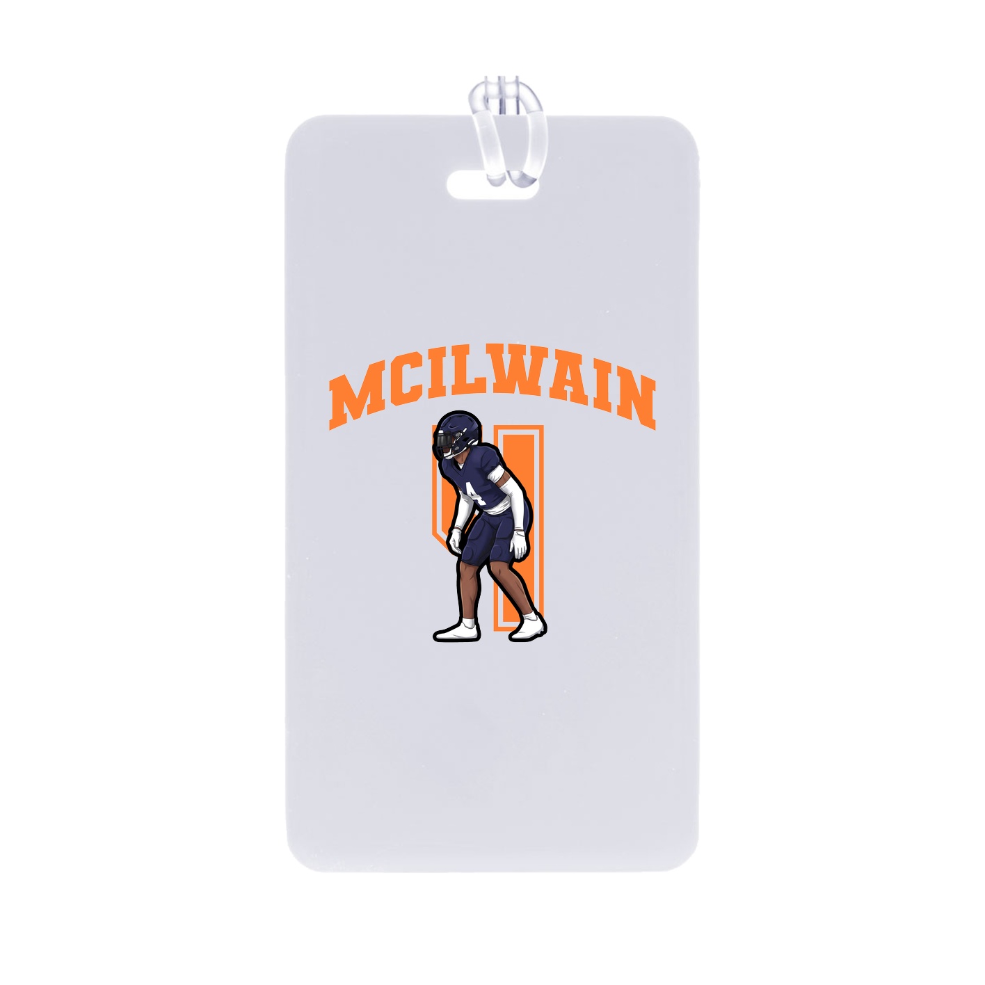 Bag Tag — Number in Classic