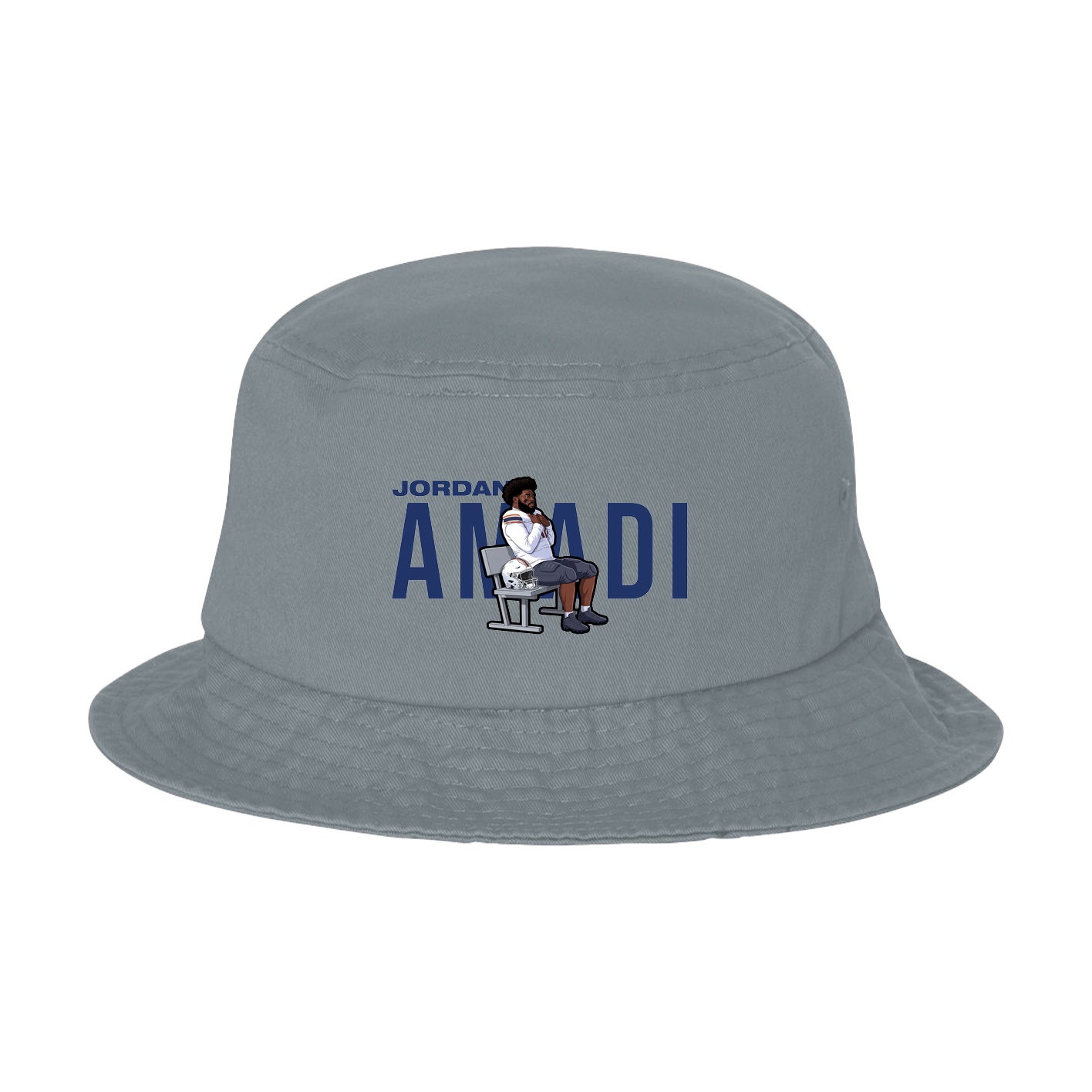 Bucket Cap — Player Name in Grey