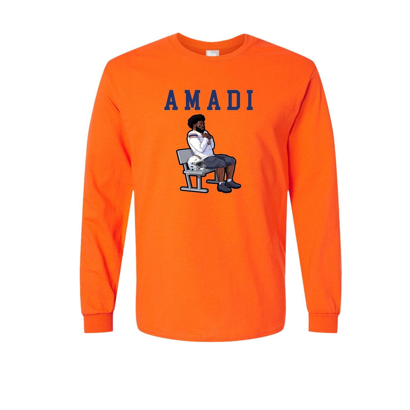 Long Sleeve Tee — Shirsey in Orange