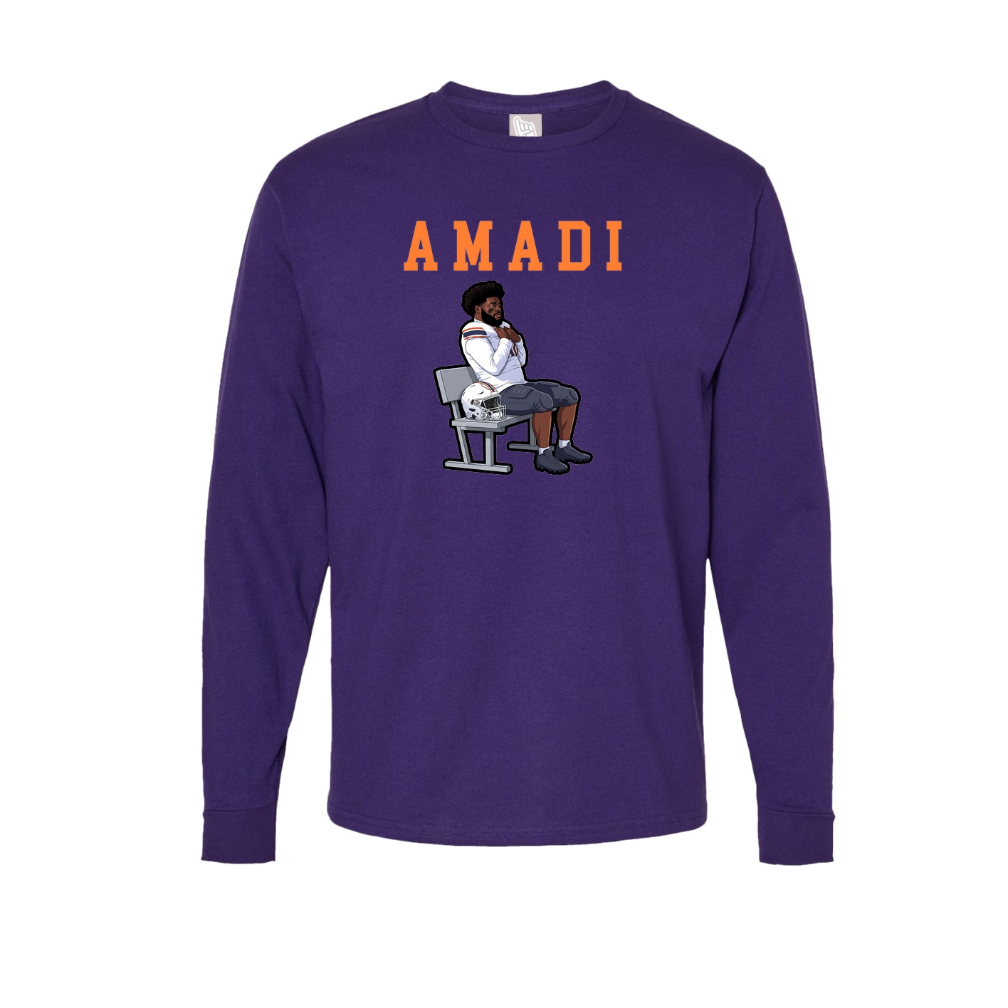 Long Sleeve Tee — Shirsey in Purple