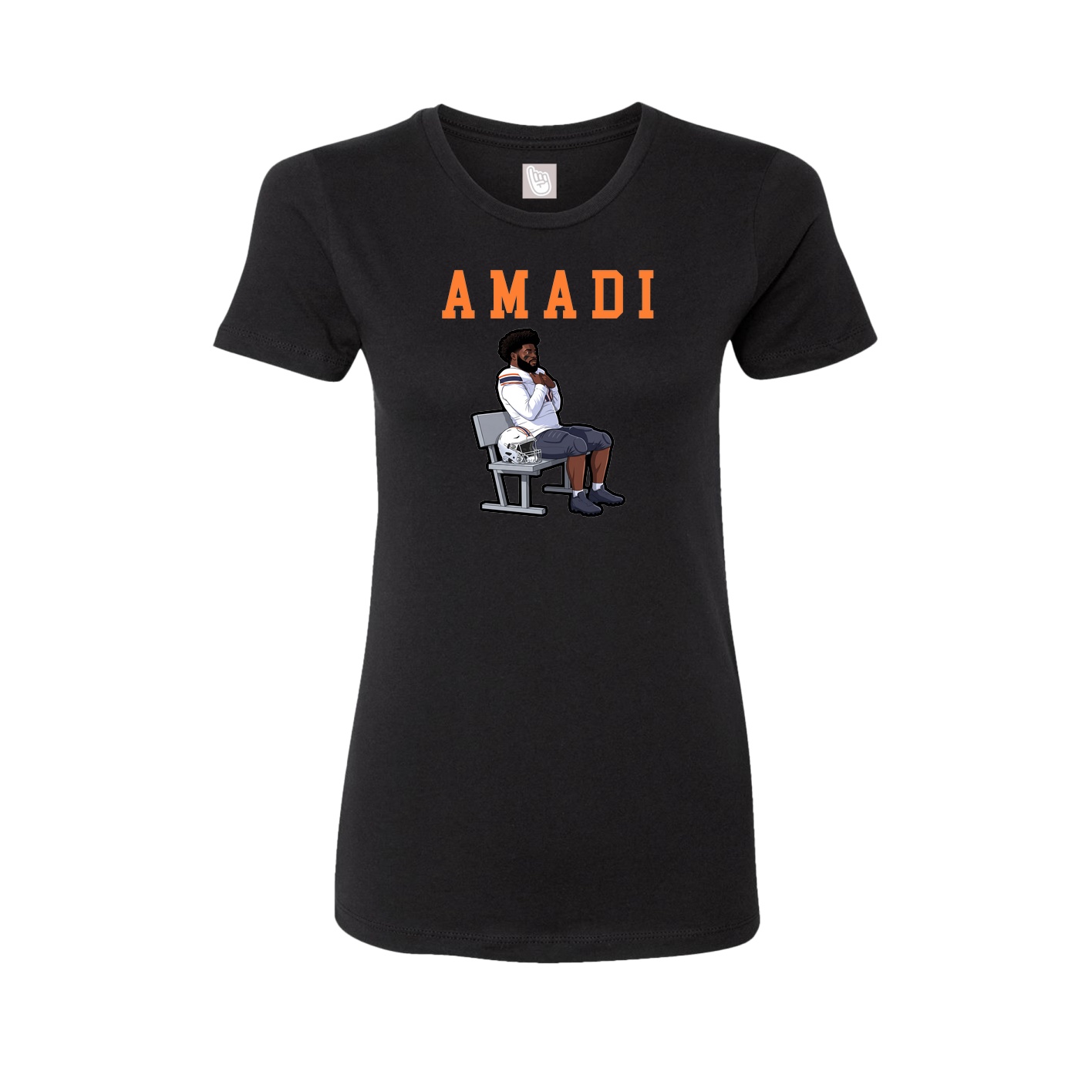 Fitted Women's Tee — Shirsey in Black