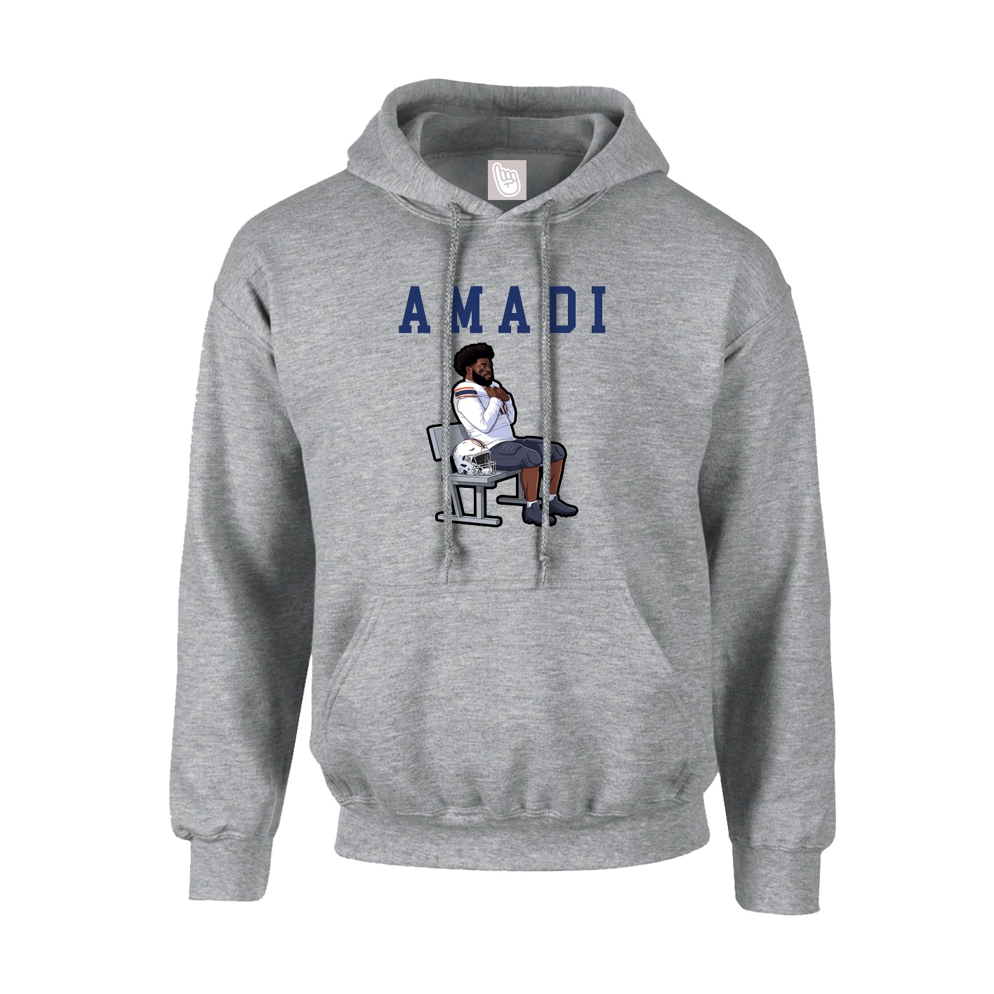 Hoodie — Shirsey in Grey