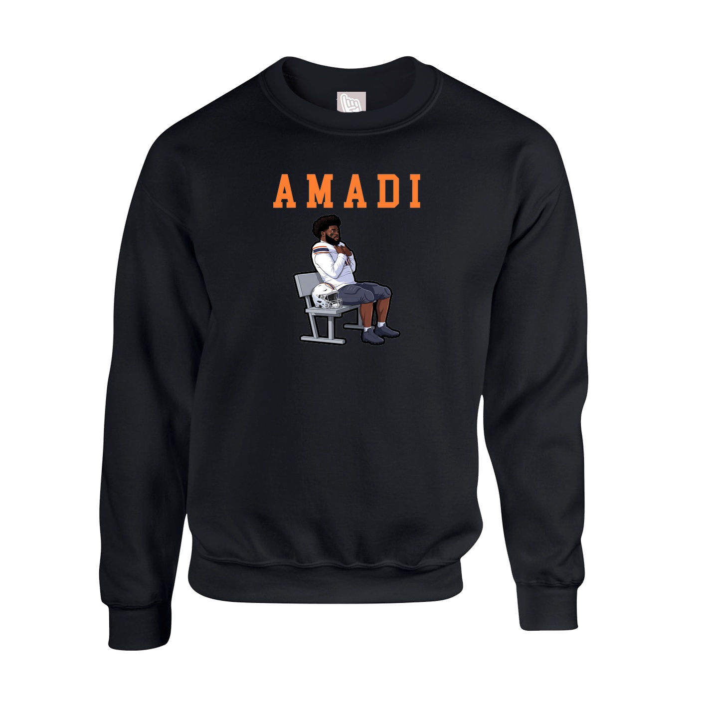 Fleece Crew — Shirsey in Black