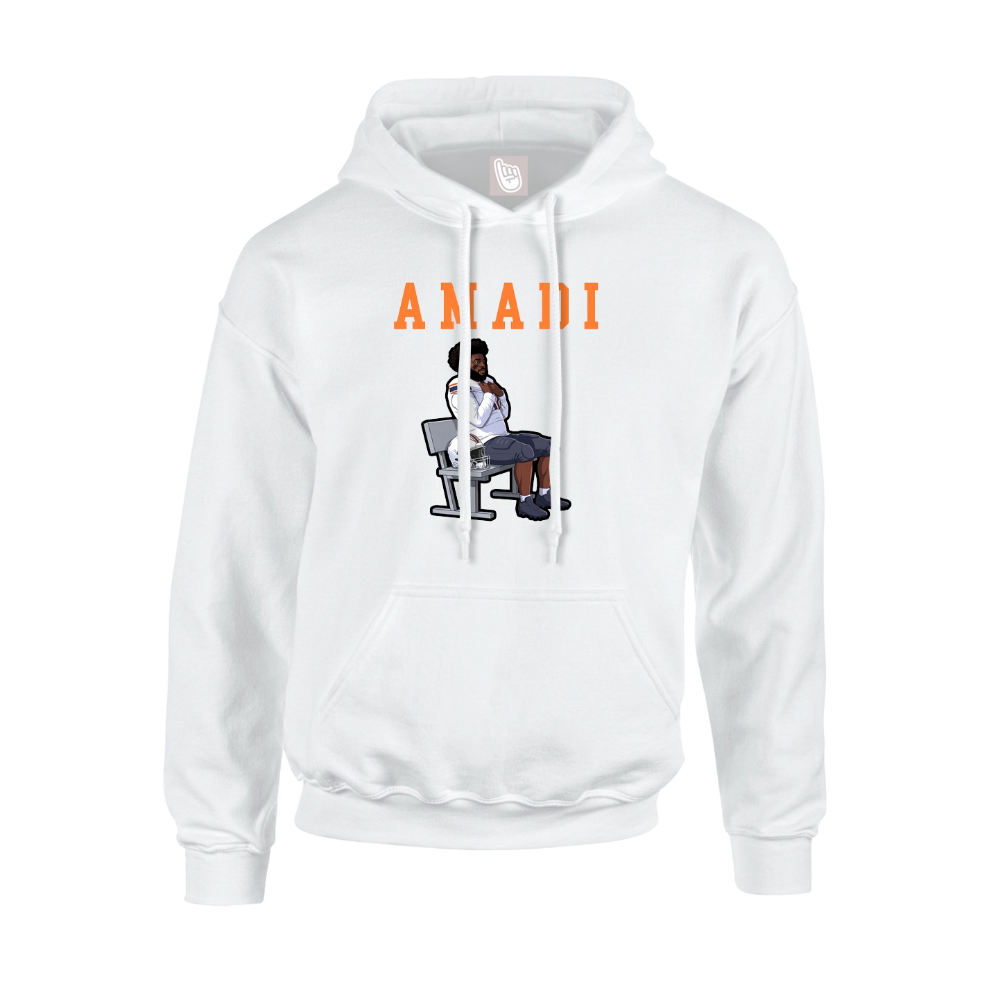 Youth Hoodie — Shirsey in White