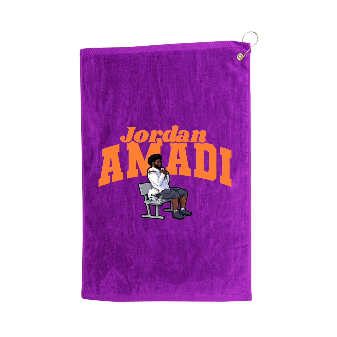 Golf Towel — Signature Arch in Purple
