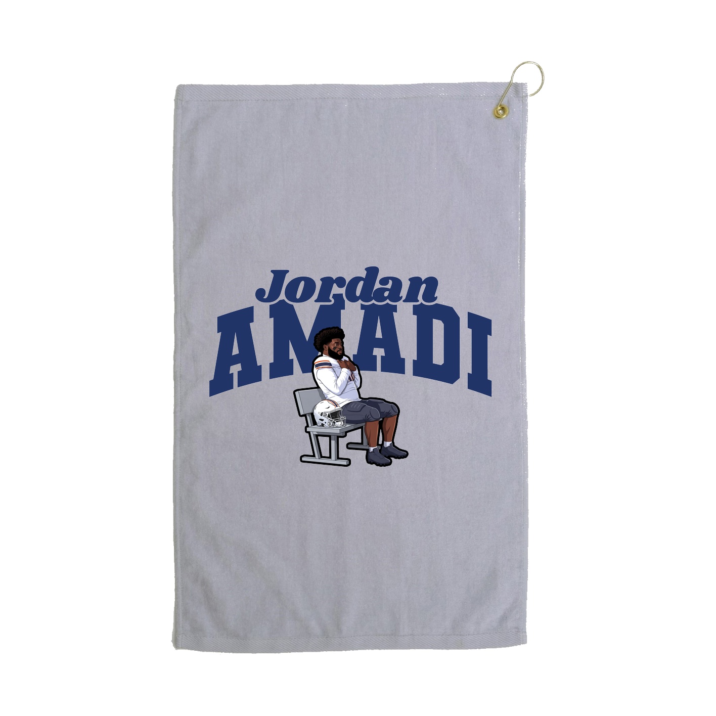 Golf Towel — Signature Arch in Grey