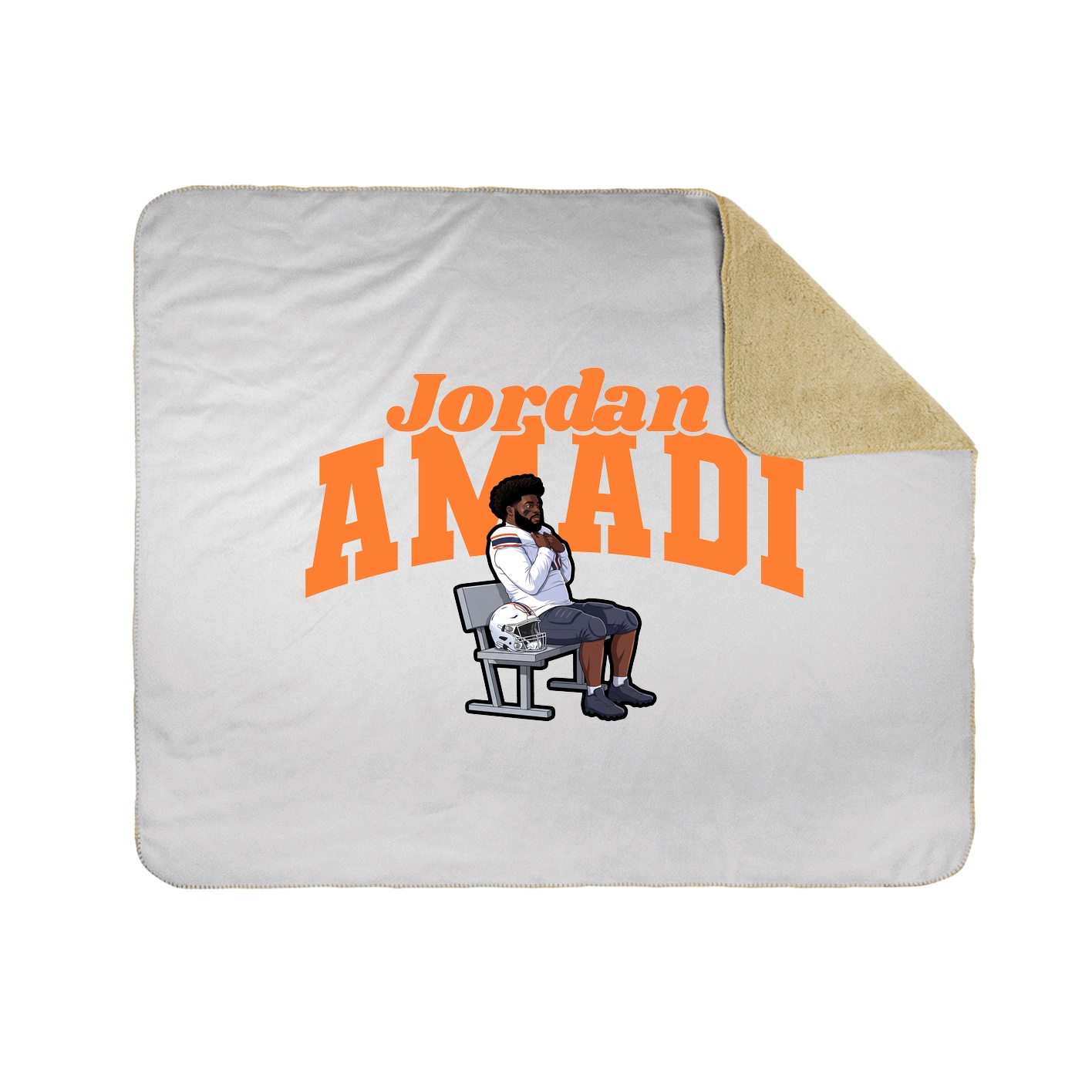 Throw Blanket — Signature Arch in White