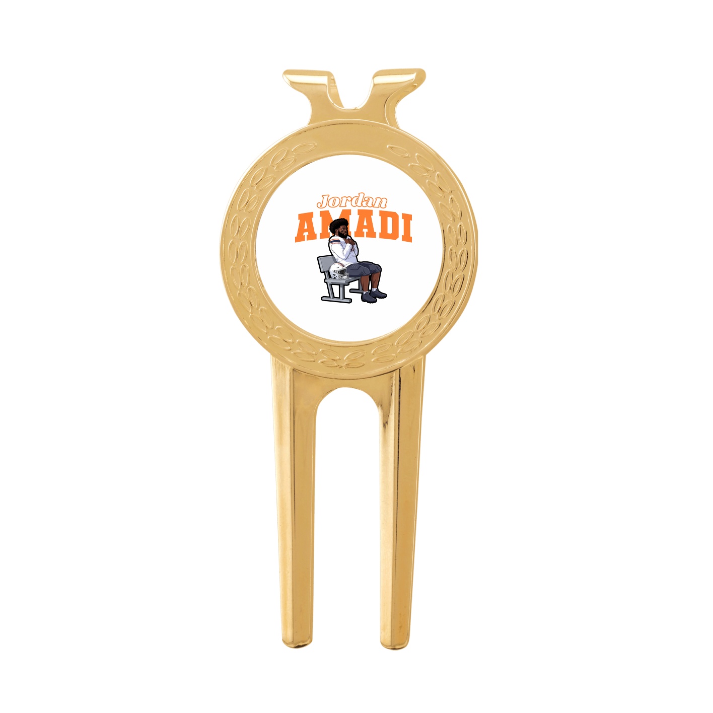 Divot Tool with Ball Marker — Name Arch in Classic