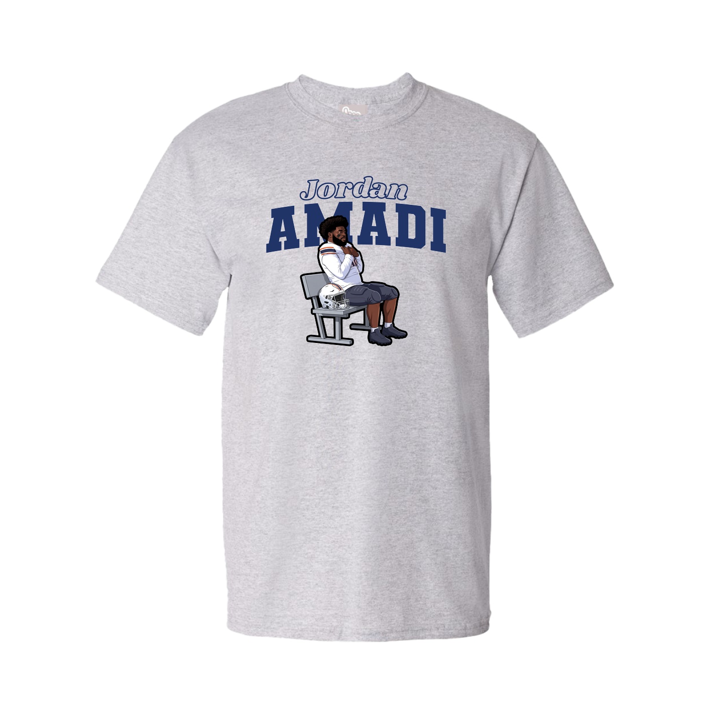 Tee — Name Arch in Grey