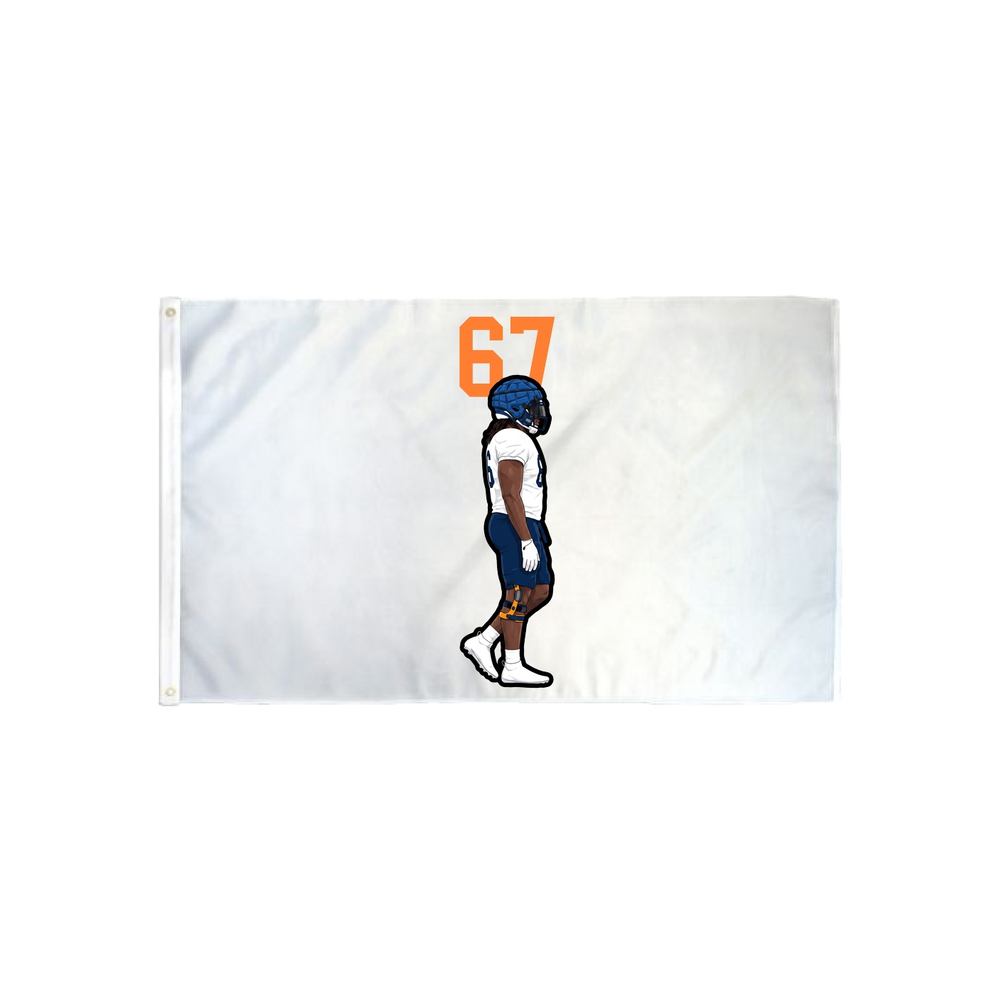 3x5 Flag — Number Top in Classic