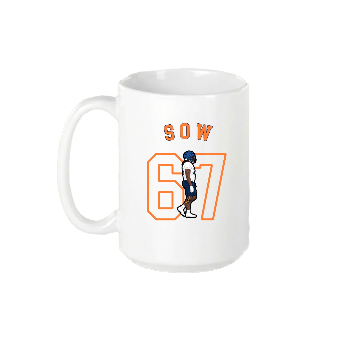 15oz Coffee Mug — Shirsey Arch in White
