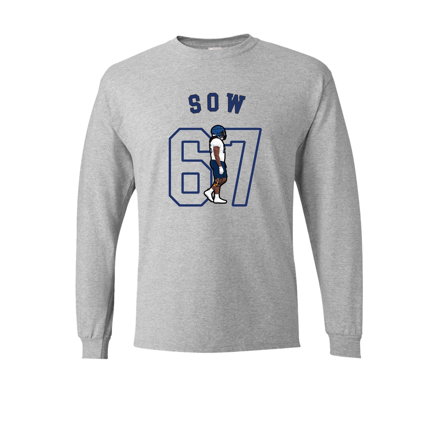 Long Sleeve Tee — Shirsey Arch in Grey
