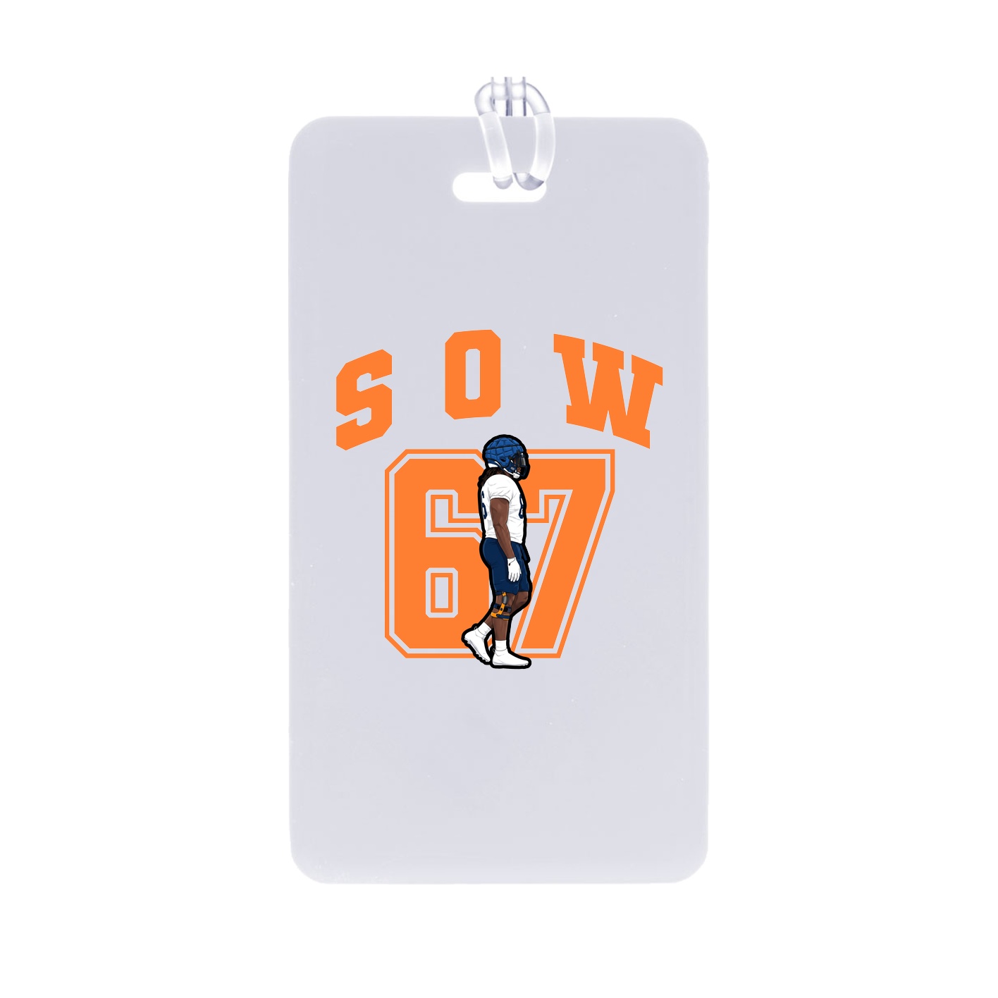 Bag Tag — Number in Classic
