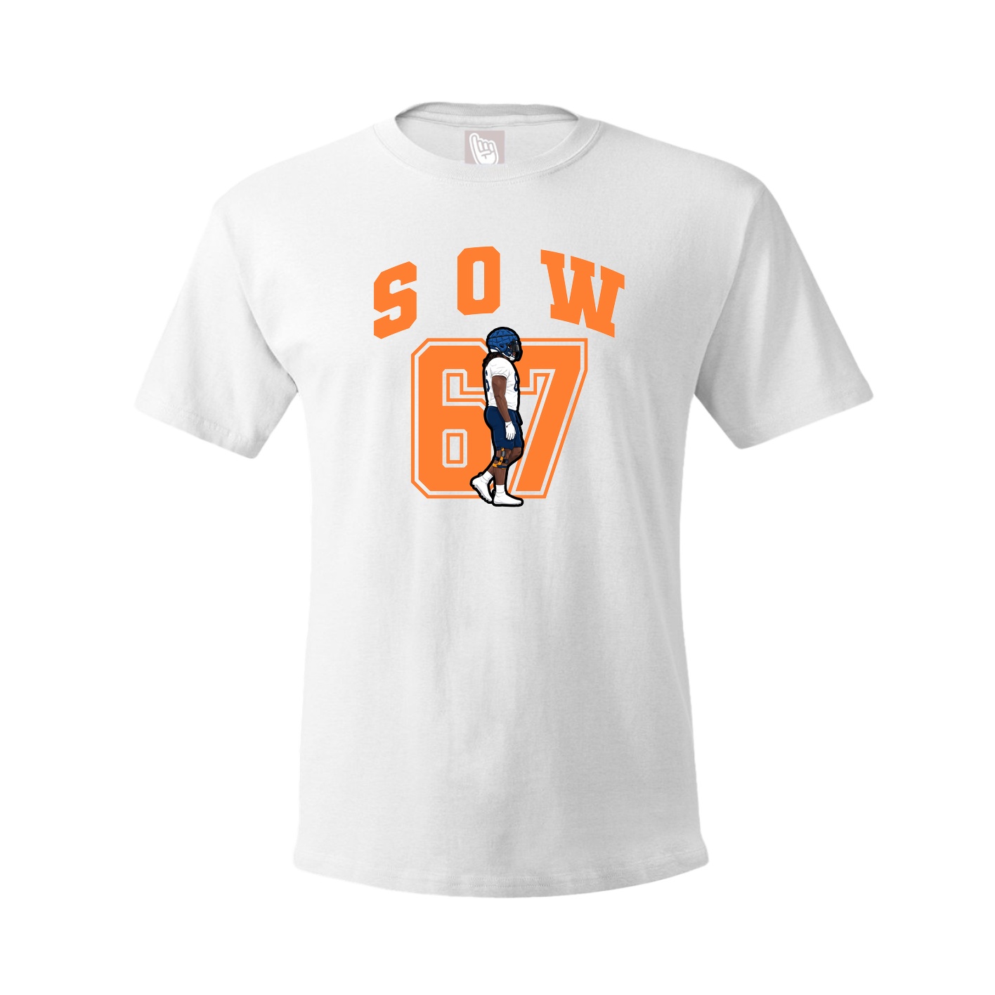 Tee — Number in White