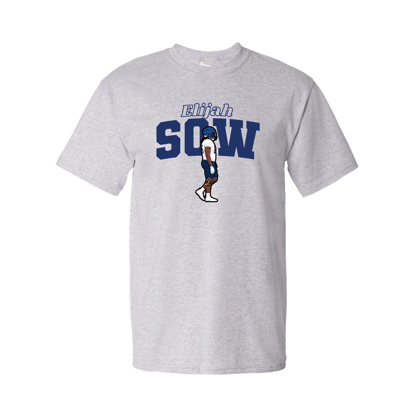 Tee — Name Arch in Grey